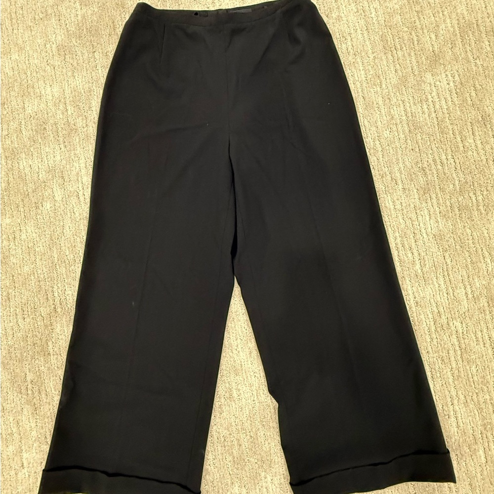 Rena Lange Black Wide Leg Pants